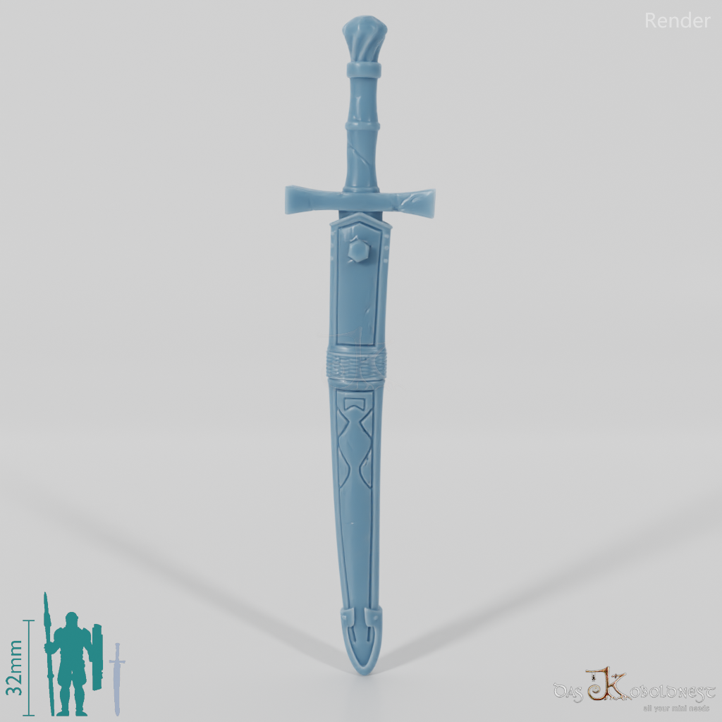 Ghost accessories - scabbard A with sword