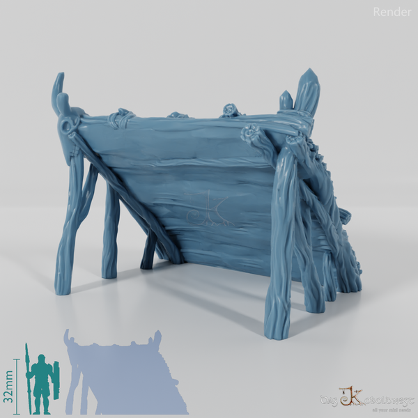 Wooden weather protection