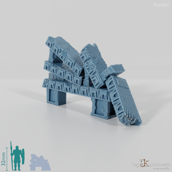 Shelf - Collapsed stone shelf