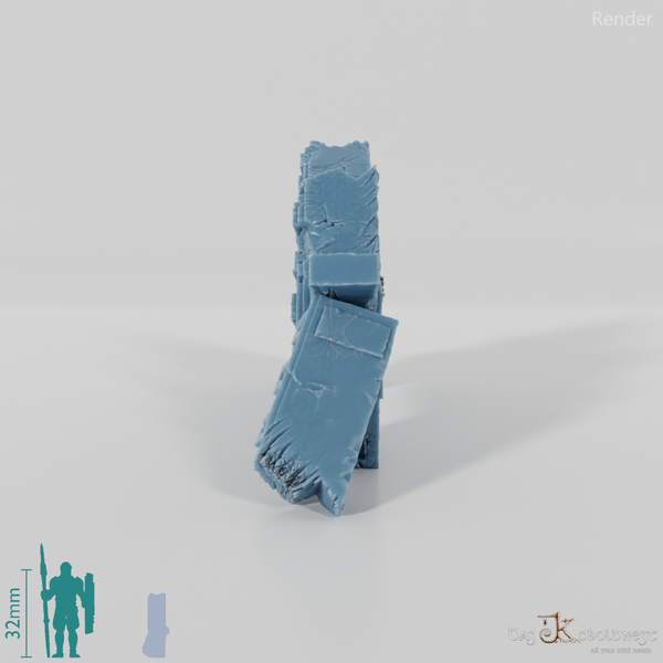 Shelf - Collapsed stone shelf