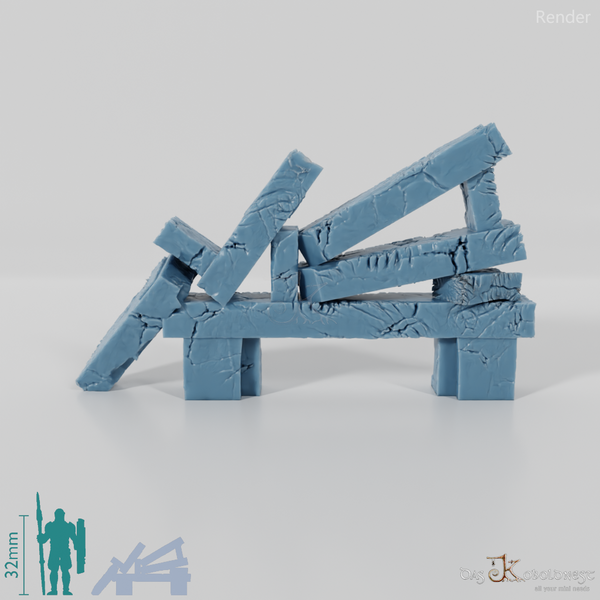 Shelf - Collapsed stone shelf