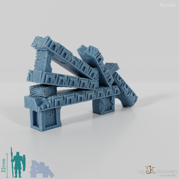 Shelf - Collapsed stone shelf