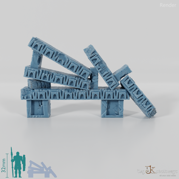 Shelf - Collapsed stone shelf