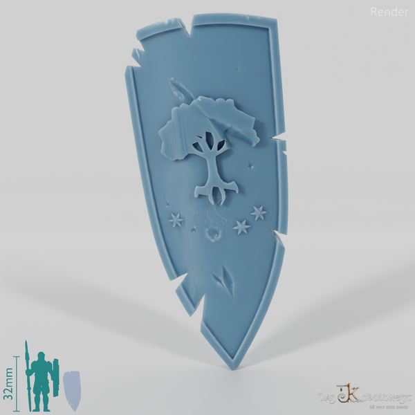 Human Shield A, emblem damaged with hand (Gonthan)