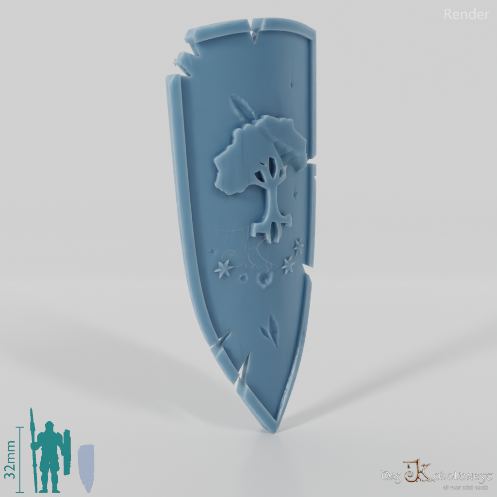Human Shield A, emblem damaged with hand (Gonthan)