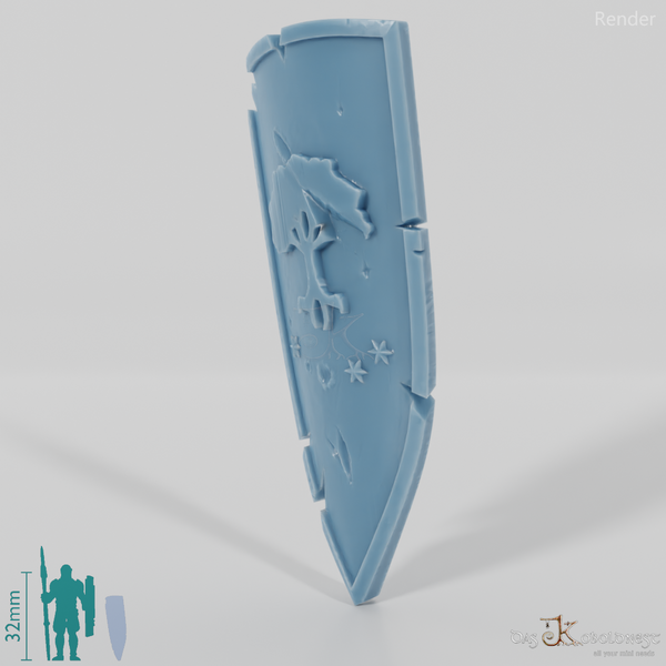 Human Shield A, emblem damaged with hand (Gonthan)