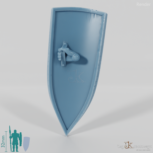 Human shield A, emblem with hand (Gonthan)