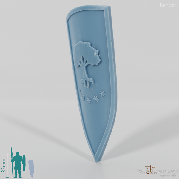 Human shield A, emblem with hand (Gonthan)