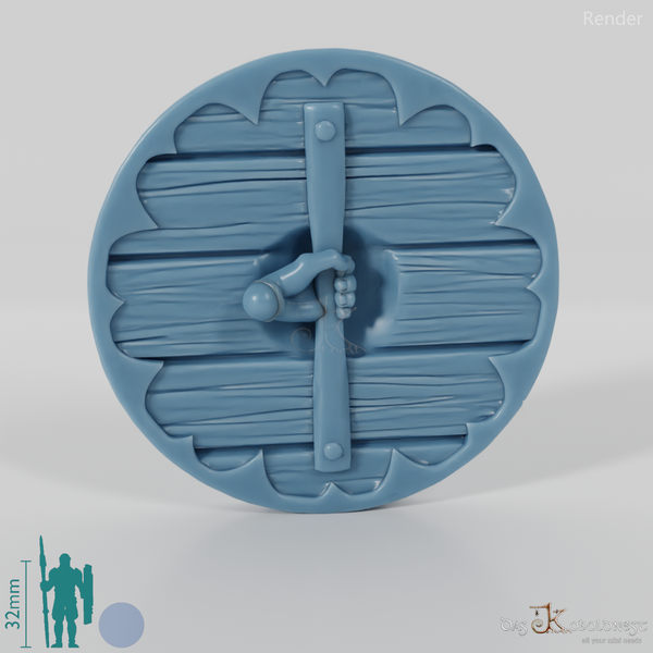 Horsemen shield 1 with hand