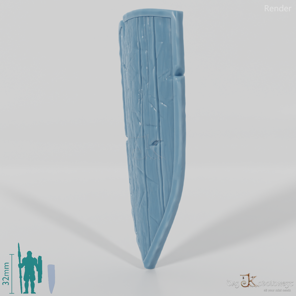 Ghost shield B, damaged by hand