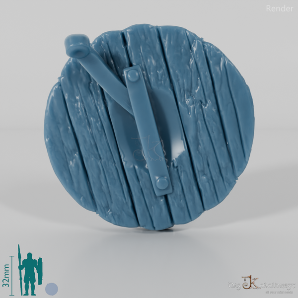 Halbling-Schild mit Rückenschnalle