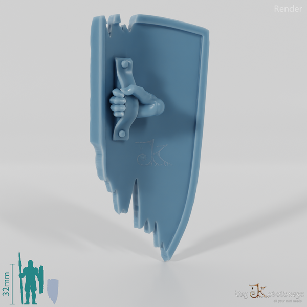 Ghost shield destroyed by hand