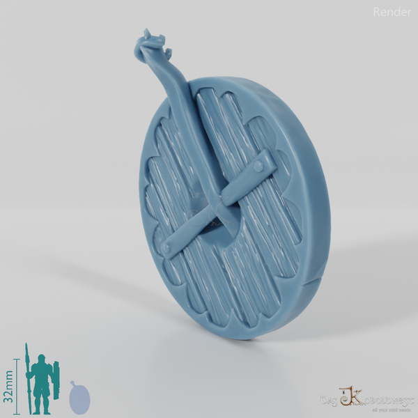 Equestrian people's back shield with decorations