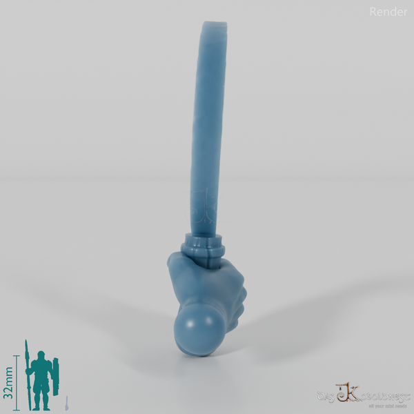 Halfling sickle with hand