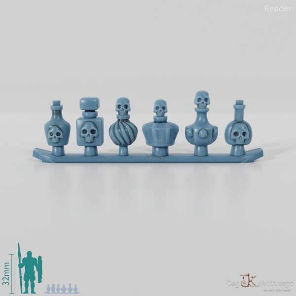 Bottle - Skull Bottles 1