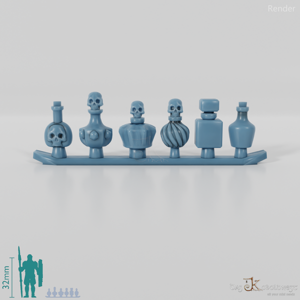 Bottle - Skull Bottles 1