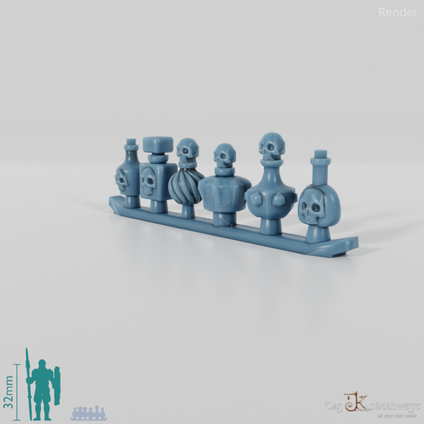 Bottle - Skull Bottles 1