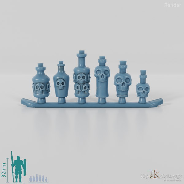 Bottle - Skull Bottles 2