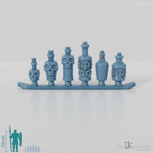 Bottle - Skull Bottles 2