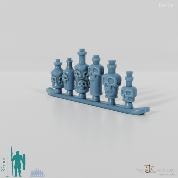 Bottle - Skull Bottles 2