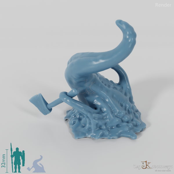 Kleines Schleimmonster mit Waffe 07