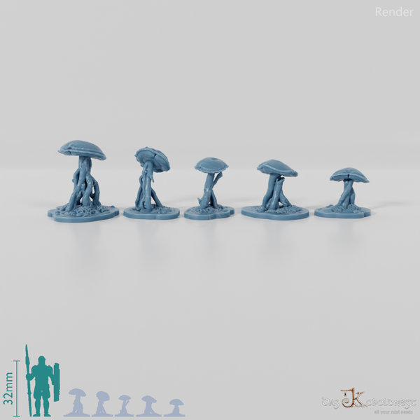 Poisonous swamp mushrooms