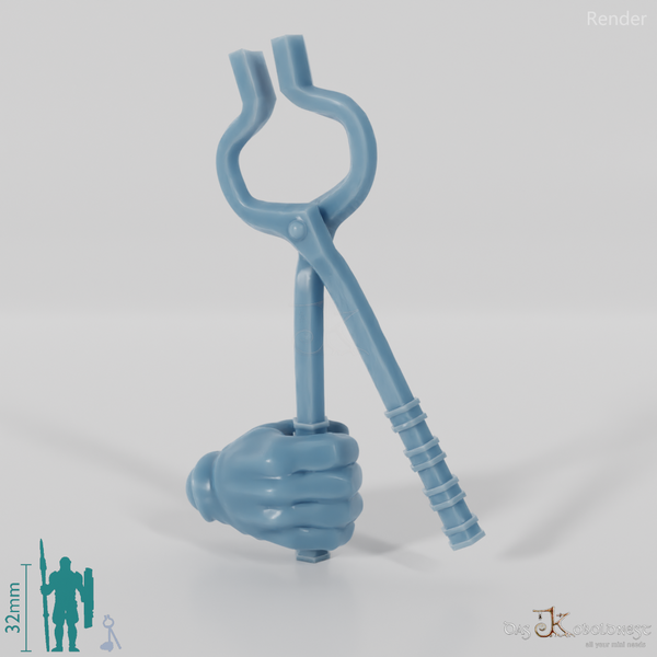 Dwarven blacksmith's tongs with hand (small)
