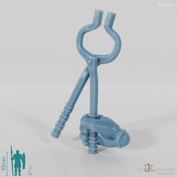 Dwarven blacksmith's tongs with hand (small)
