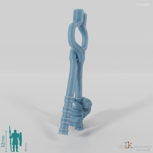 Dwarven blacksmith's tongs with hand (small)