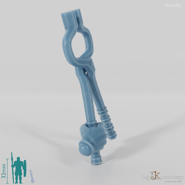 Dwarven blacksmith tongs with hand