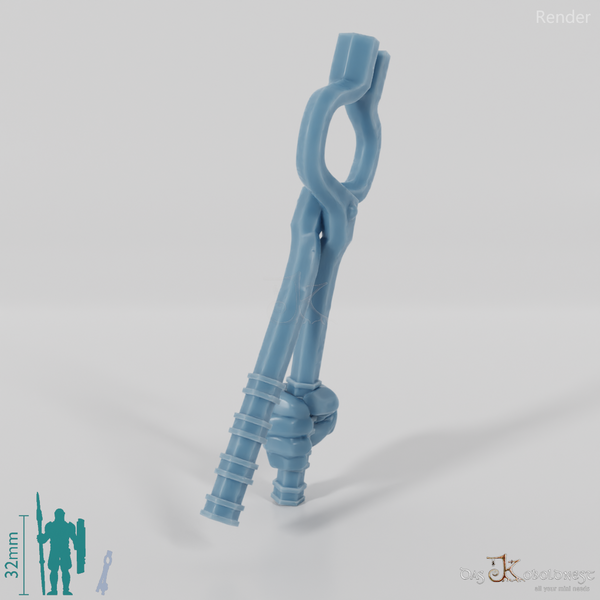 Dwarven blacksmith tongs with hand