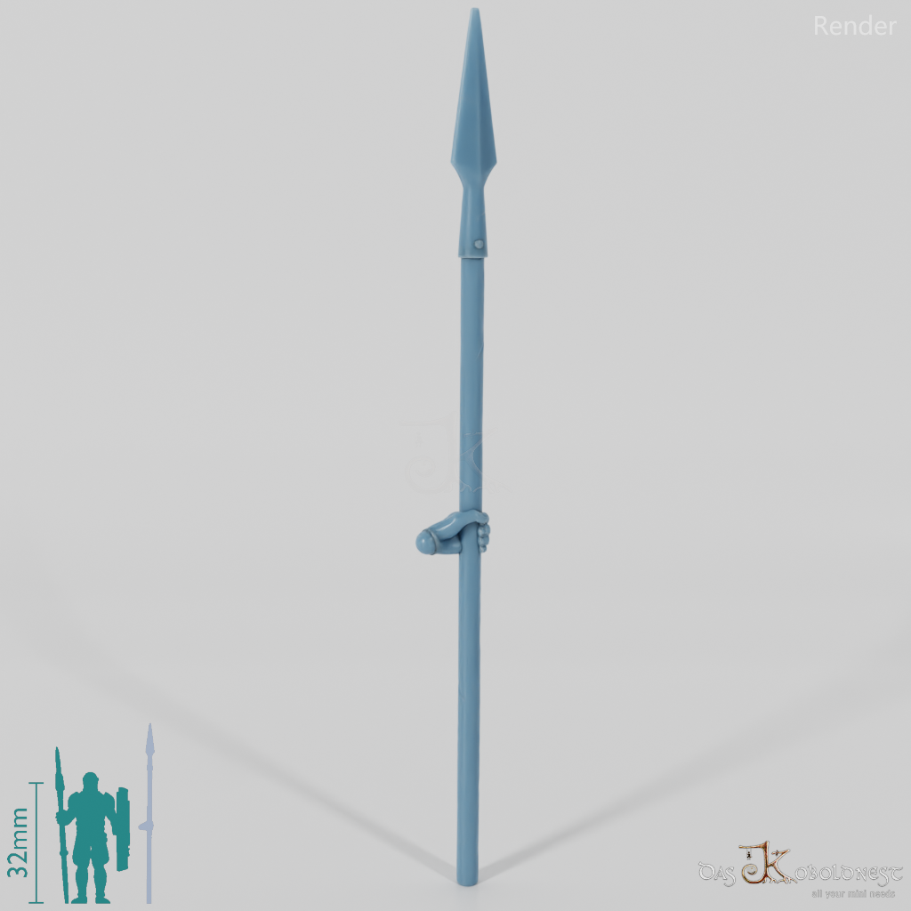 Cavalry Spear 1 with Hand (Upright)