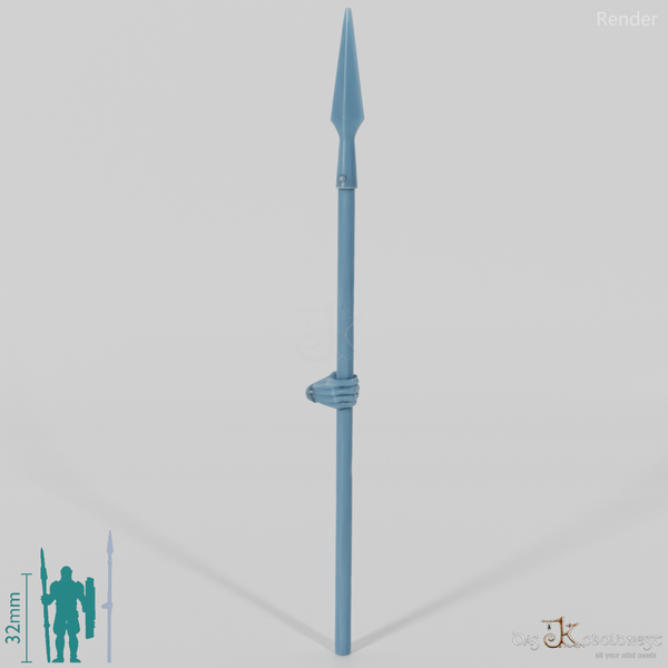 Cavalry Spear 1 with Hand (Upright)