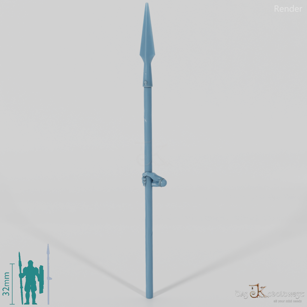 Cavalry Spear 1 with Hand (Upright)