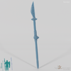 Elven spear A with hand
