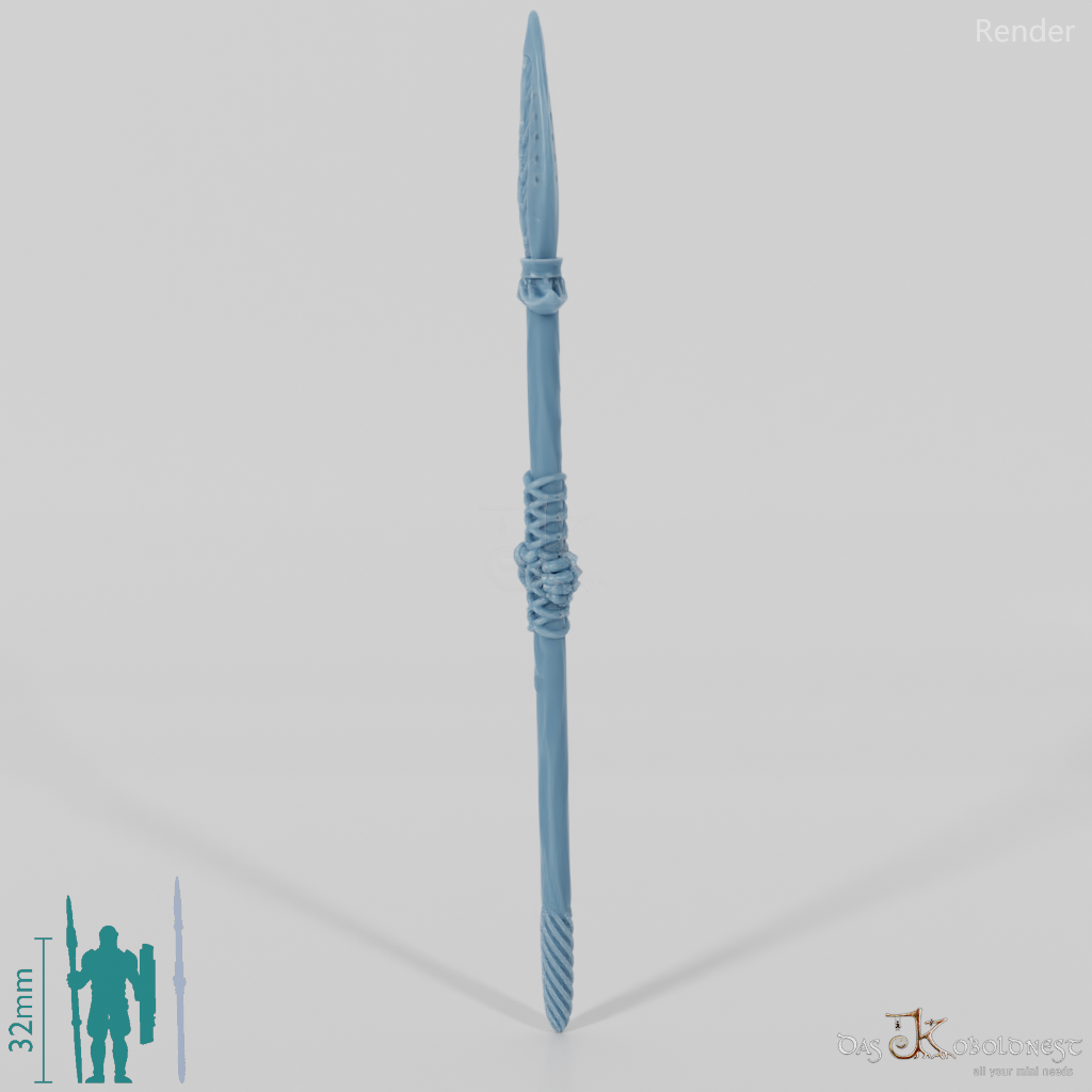 Elven spear A with hand