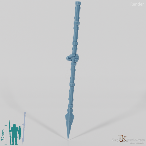 Zwergenlanze B mit Hand (Alternativpose)