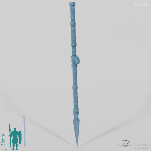 Zwergenlanze B mit Hand (Alternativpose)