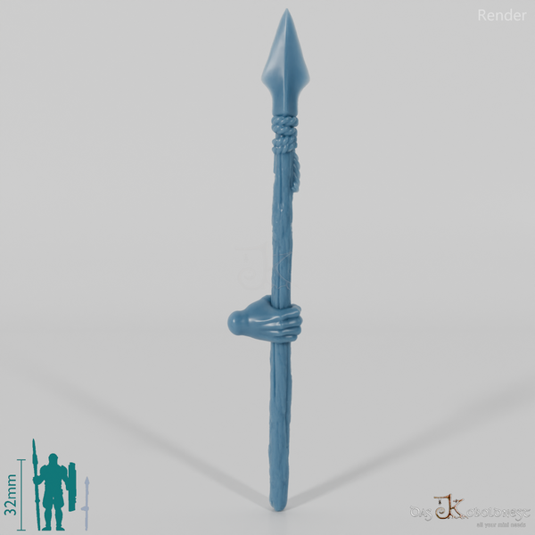Halfling spear B with hand