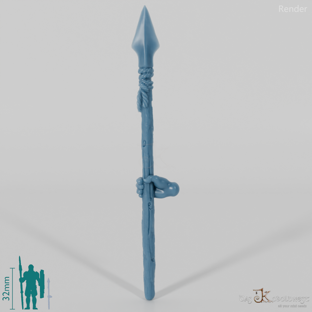 Halfling spear B with hand