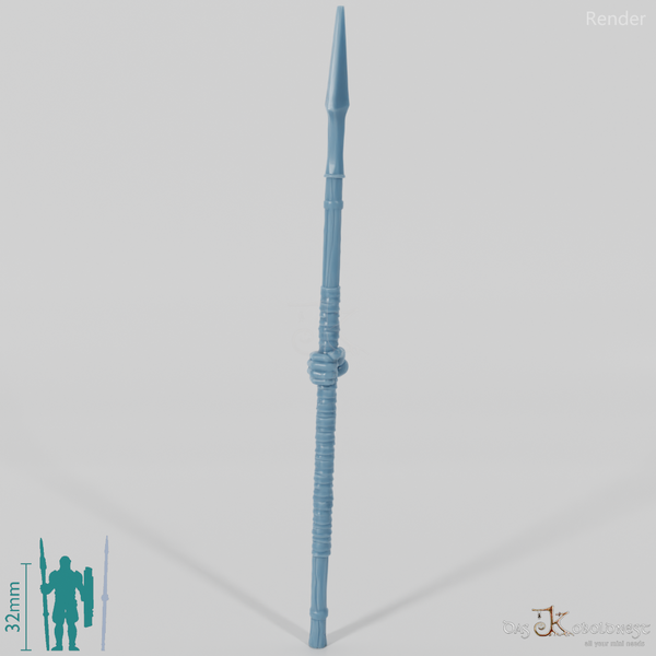 Menschen-Speer B mit Hand (Gonthan)