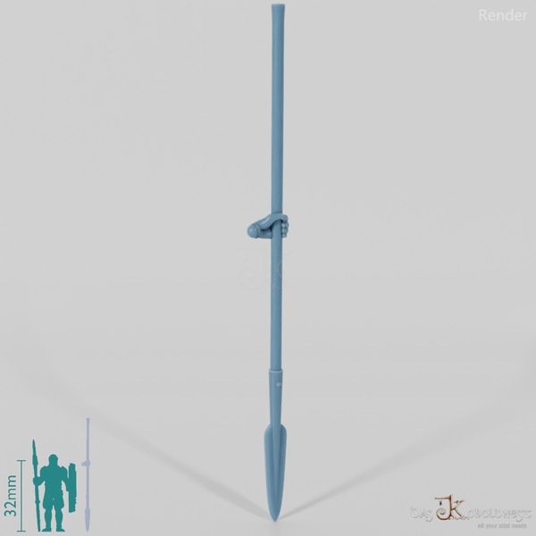 Reitervolk-Speer 3 mit Hand (Gesenkt)