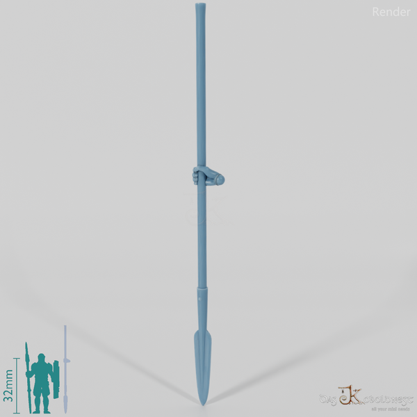 Reitervolk-Speer 3 mit Hand (Gesenkt)