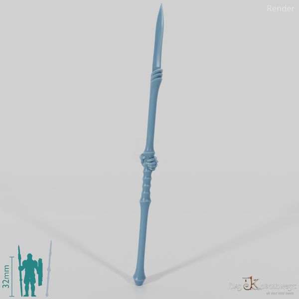 Spear C with hand