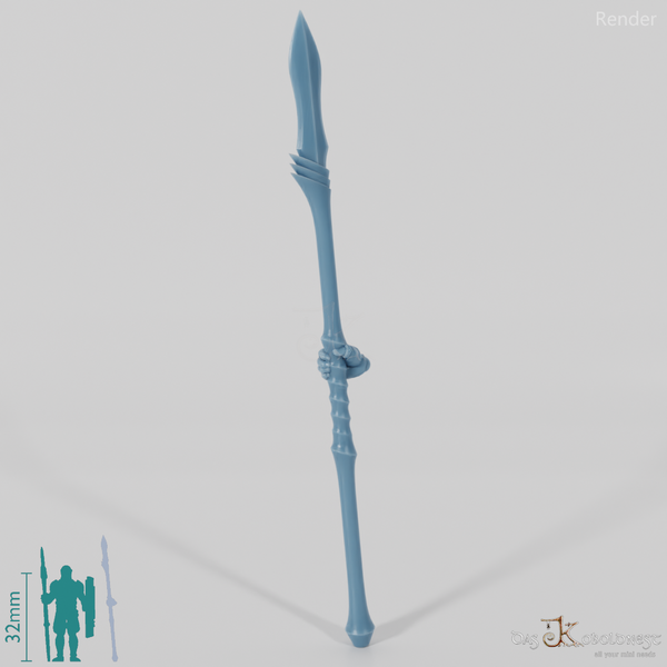 Spear C with hand