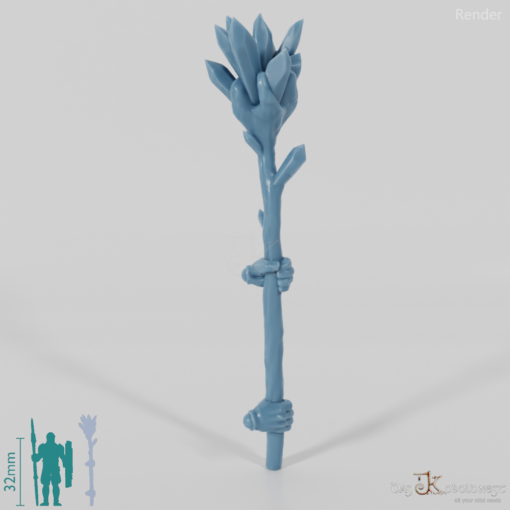 Dwarven Crystal Staff - Two-handed