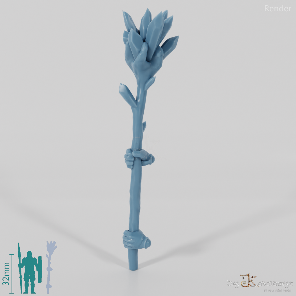 Dwarven Crystal Staff - Two-handed