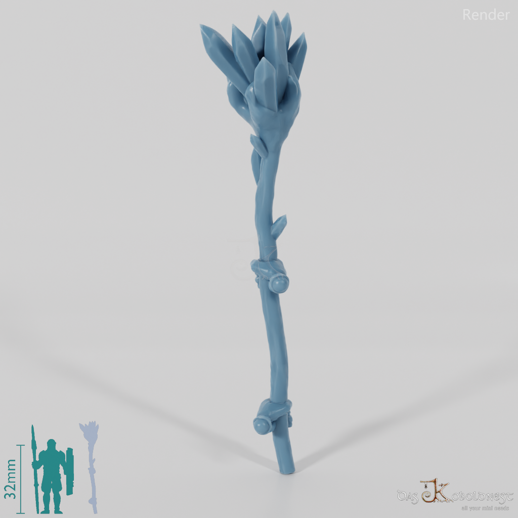 Dwarven Crystal Staff - Two-handed