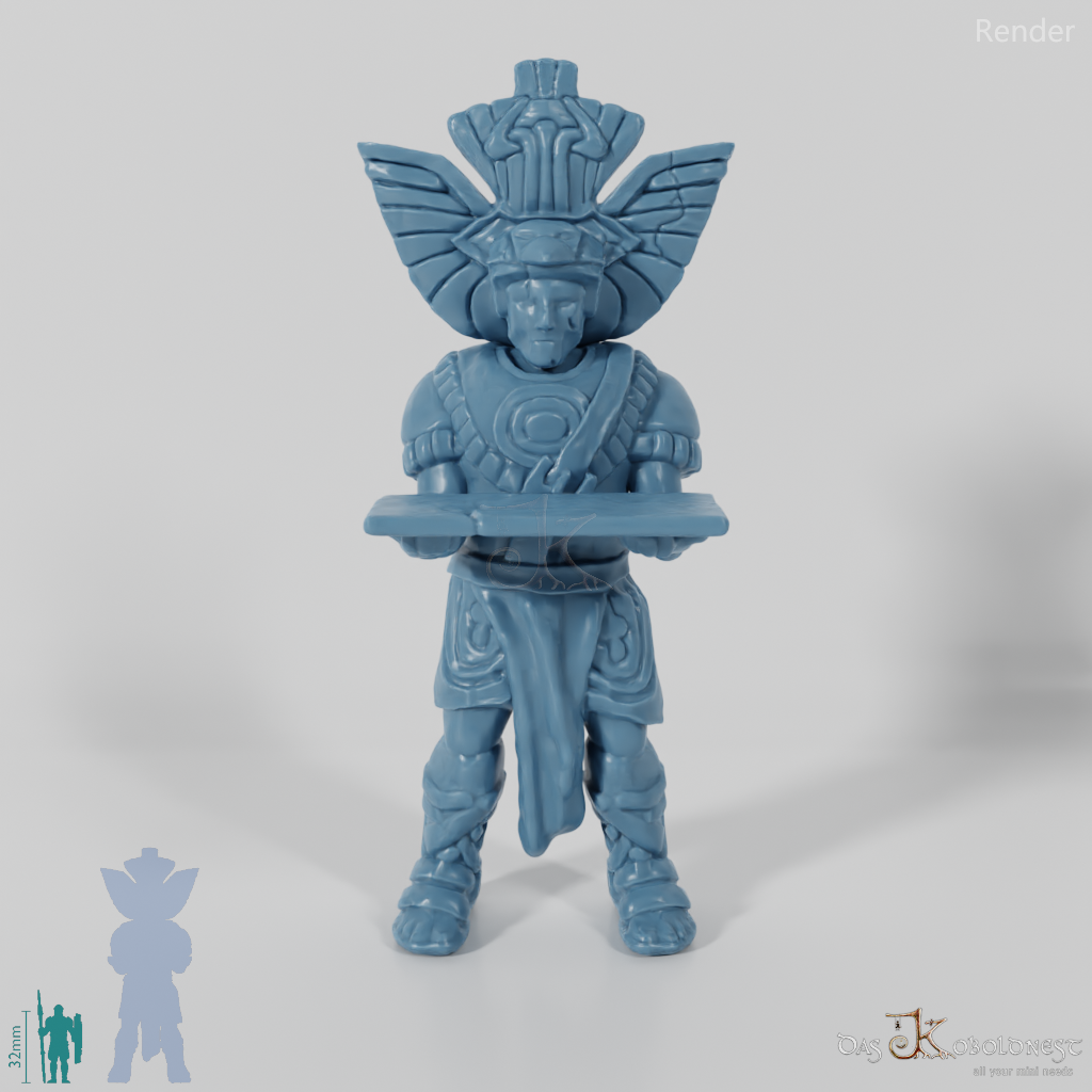 Statue - Aztekische Statue 01