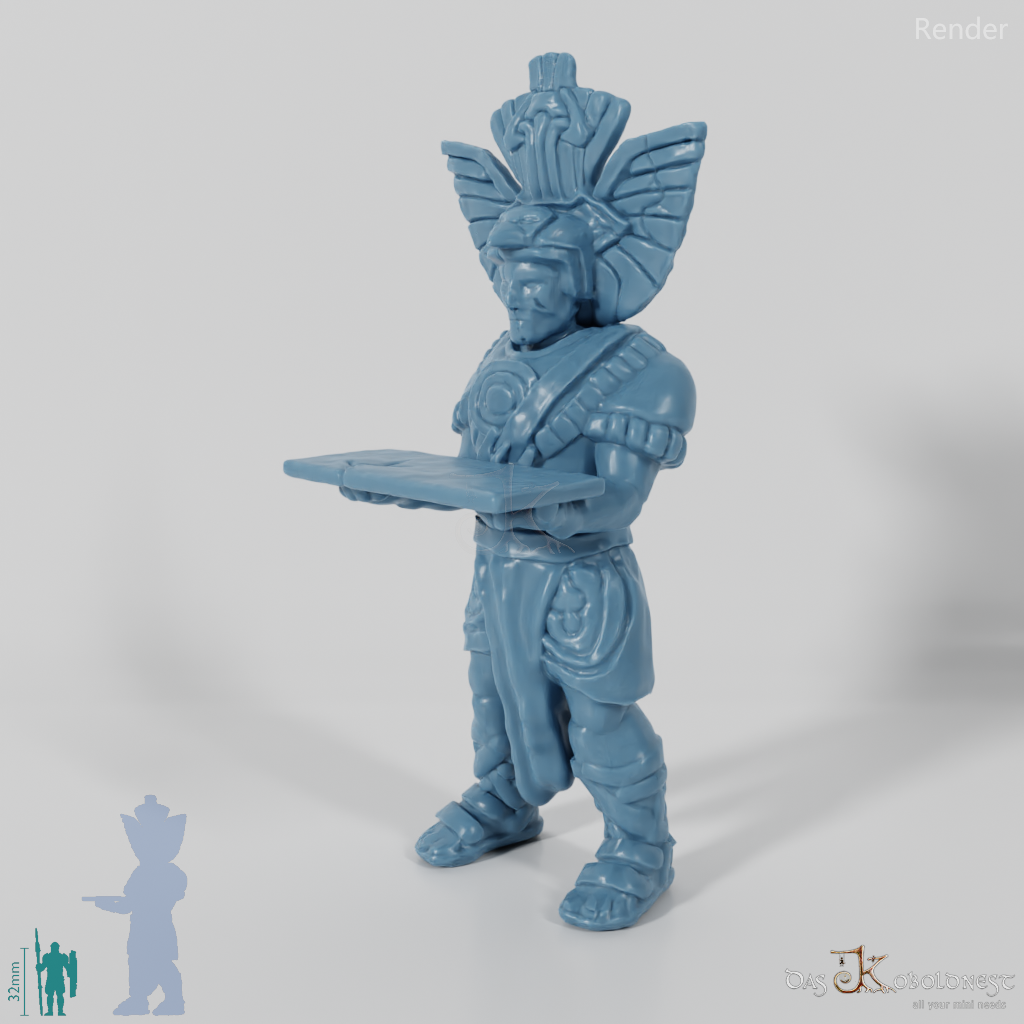 Statue - Aztekische Statue 01